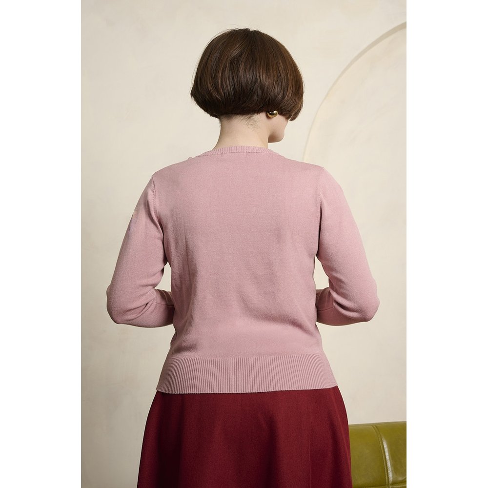 Banned - Bella Bow Jumper - Pink
